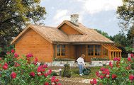 Projekt Domu drewnianego Szyper o konstrukcji szkieletowej z izolacją poliuretanową