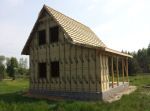 projekt domu drewnianego przpiórka